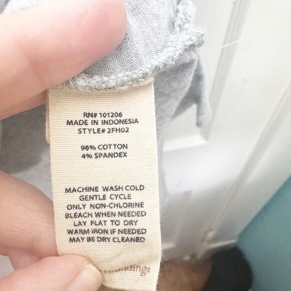 Soft Surroundings Longline Heather Gray Tank Aide Vents Classic Layering Large - Picture 4 of 8